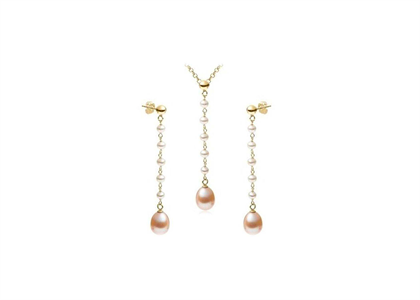 Gold Plated | Pearl Pendant Sets